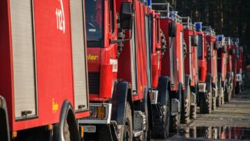 Groźny pożar hali magazynowej w Białogardzie!